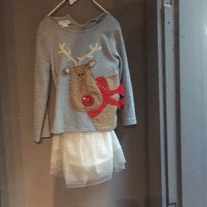 Mud Pie Christmas Outfit 2 pieces 4T